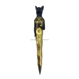 Оптовая продажа, индивидуальная Высококачественная египетская полимерная ручка в форме кошки
