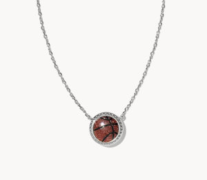 Collier pendentif trèfle en nacre plaqué or avec détails de perles dorées - Bijou porte-bonheur personnalisable pour <span class=keywords><strong>femme</strong></span> - Product Image 2