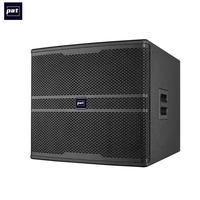 Haut-parleur de basses actif 18 pouces Pat KP-6018s, bobine 100 mm, MDF laqué, idéal pour bars, concerts et spectacles sur scène - Prix usine, offre spéciale