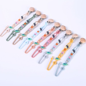 Collier en silicone pour adolescents, <span class=keywords><strong>cadeau</strong></span> de fête, attache-tétine, sangle anti-perte pour bébé, cordon anti-chute pour bouteille d'eau - Product Image 2