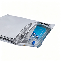 Sac isotherme imperméable en mousse épaisse avec feuille d'aluminium réfléchissante pour liquides buccaux / vaccins / produits biologiques