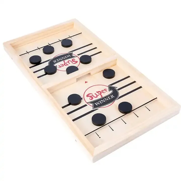 Katapult Schaak Houten Desktop Mini Hockey Tafelspel 2 Spelers Strijd Spel Familie Interactief Spelen Speelgoed Houten Schaak