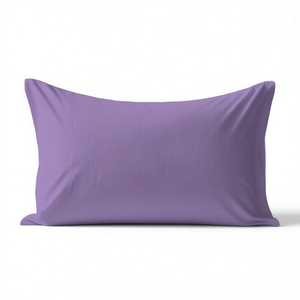 Funda de almohada 100% algodón lila tamaño francés 65x65cm - Product Image 3
