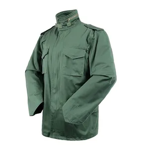 Polyester/Baumwolle Olivgrün Herren Camouflage Tactical Jacket M65 Field Jacket