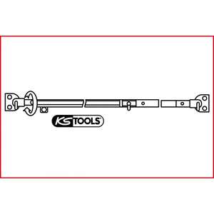 KS เครื่องมือ-ตัวยึด700.1445สำหรับงานเตรียม1000-1200มม.-ตัว4042146631812 EAN และแผ่นโลหะ - Product Image 2