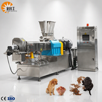 Ligne de production d'extrusion de nourriture pour chiens et chats à double vis, certifiée CE ISO, machines de fabrication d'aliments pour animaux de compagnie