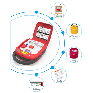 Défibrillateur externe automatique VS-DP1 biphasique à courbe exponentielle truncée (DEA) avec autotest quotidien et opération en une seule étape - Product Image 6