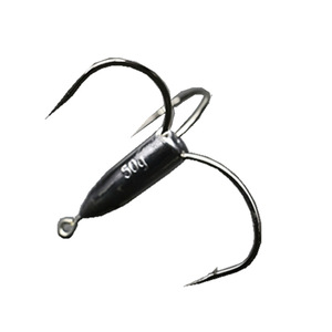 Hameçon triple avec lest en acier à haute teneur en carbone 3.5 pour la pêche à la carpe, à la truite, au bar, en eau douce et en eau salée - Product Image 3