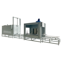 Ligne de production de peinture en poudre manuelle et automatique sur mesure, haute efficacité, avec four de séchage et cabines de pulvérisation, pour alliages de voitures, à économie d'énergie