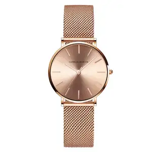 Hanna Martin CH36 Offre Spéciale marque 36mm montre-bracelet femme nouvelle arrivée bas prix bracelet maille nouvelle montre-bracelet minimaliste femmes reloj