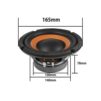 Haut-parleur de graves de compétition de 6,5 pouces, RMS 50W, puissance de frappe forte, JL Bass, 6,5 pouces, haut-parleur de graves SPL, sonorisation, haut-parleur de graves pour voiture