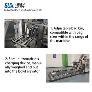 Thịt đông lạnh hoàn toàn tự động điền Gói máy đóng gói với Stand-Up Pouch cho gà satay xiên (giấy/nhựa) - Product Image 3