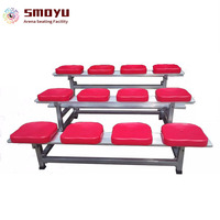 Asiento de Estadio sin Respaldo de Aluminio HDPE de Doble Pared, Alta Resistencia, Resistente a los Rayos UV, de -60 °C a +80 °C, para Gradas de Estadios de Fútbol, Suministro de Fábrica