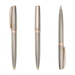 Bolígrafos de Lujo con Recubrimiento Negro Metálico, Bolígrafos Personalizados con Logotipo para Regalos de Boda y Recuerdos - Product Image 2