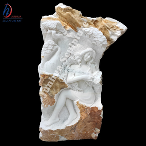 Taille de vie En <span class=keywords><strong>Pierre</strong></span> Naturelle Bloc Surface 3D Soulagement Fille En Marbre <span class=keywords><strong>Sculpture</strong></span> - Product Image 4