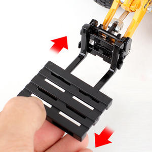 1:50 Schaal Die-cast Speelgoedvrachtwagen Heftruck Metalen Bulldozer Modelvoertuig Legering Truck - Product Image 4