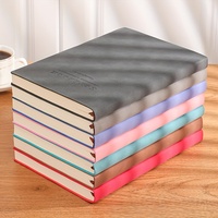 Carnet A5 en matériau Lambda ultra-épais, agenda simple personnalisé avec couverture en cuir multicolore, lot mixte
