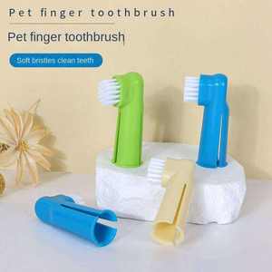 Brosse à dents <span class=keywords><strong>pour</strong></span> animaux de compagnie en gros à prix abordable, brosse à doigts <span class=keywords><strong>pour</strong></span> le nettoyage des dents, outil de toilettage <span class=keywords><strong>pour</strong></span> chats - Product Image 4