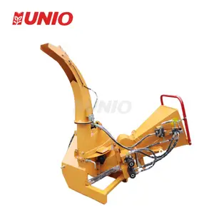 Máy kéo gắn củi Chopper vườn sử dụng gỗ phay cắt log chi nhánh nhỏ Xăng gỗ chipper máy