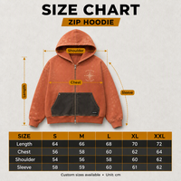 Sweat à capuche zippé personnalisé en molleton bouclette 420 GSM pour homme, 100 % coton, délavé à l'acide, imprimé DTG, fermeture éclair bidirectionnelle, style vintage streetwear, fabrication OEM