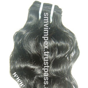 Pelo ondulado de 12A. Pelo natural remy de la mejor calidad. Cabello remy de buena calidad sin enredos y sin desprendimiento de pelo Remy DE LA India - Product Image 1