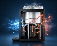 Distributeur de boissons glacées pour Vodka, Whisky, Tequila, Unité de compresseur personnalisée pour bars et clubs