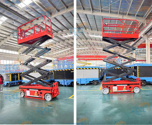 Hidrolik, Platform diperpanjang, gunting angkat sendiri, Platform kerja listrik kecil, meja angkat pria udara - Product Image 2