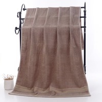 Serviette de Bain Luxe à Motif Ruban – Douce, Épaisse, 100% Coton, Motif Sportif, Très Grande, Idéale pour la Plage, Réunions Annuelles et Cadeaux de Fêtes