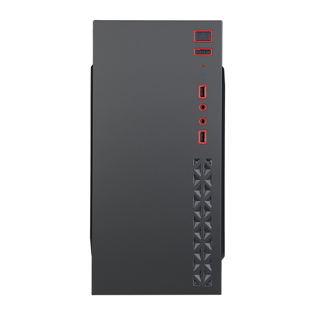Small case Black Color T12 MATX Computer case with Usb Front Placed