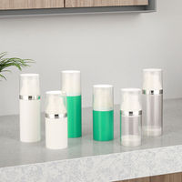 Bouteille Airless PP vente en gros bouteille de luxe en plastique avec pompe sans air sous vide bouteille de pulvérisation cosmétique en plastique