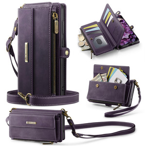 กระเป๋าสตางค์ใส่โทรศัพท์ C39สำหรับ Galaxy เคส S20มีที่ใส่บัตรกระเป๋าสะพายข้าง - Product Image 6