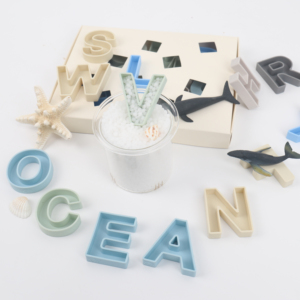 Montessori bé giáo dục đầy màu sắc Silicone mềm bảng chữ cái chữ thiết lập sớm học tập câu đố đồ chơi cho trẻ sơ sinh - Product Image 1