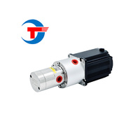 Pompe à engrenages à entraînement magnétique en acier inoxydable 316L avec PTFE, nettoyage sans démontage, débit réglable, moteur BLDC pour remplissage et transfert
