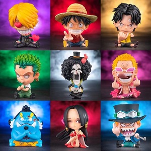 <span class=keywords><strong>Figura</strong></span> de PVC de Anime de 8 cm, 1 Pieza, Luffy, Zoro, Nami, Boa, <span class=keywords><strong>Sabo</strong></span>, Sanji, Law, Chopper, Cabeza Grande, Dibujos Animados Japoneses, Juguete Coleccionable, Estatua - Product Image 2