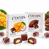 Bouchées de chocolat probiotiques sans OGM, marque privée OEM, fabriquées en Chine, pour le soutien de la santé digestive (vente en gros)