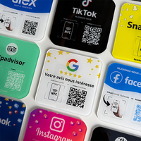 Plaque personnalisée NFC en français