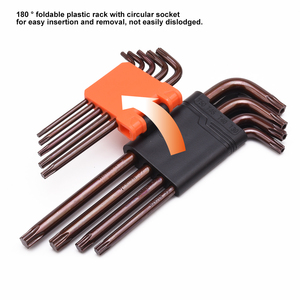 HARDEN 9Pcs Medium <strong>Torx</strong> Key <strong>Wrench</strong> Set Chrome Vanadium L <strong>Wrench</strong> Allen <strong>Wrench</strong> - Product Image 4