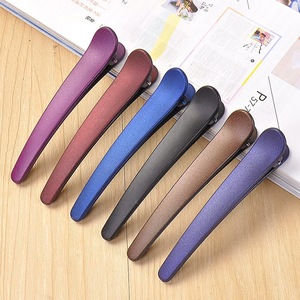 กิ๊บติดผม กิ๊บปากเป็ด 10 ซม. พลาสติก สีดำ สีแดงไวน์ สีม่วงเข้ม สีแดงอมม่วง สีน้ำเงินรอยัล ใช้ทุกวัน สำหรับทุกเพศ - Product Image 1