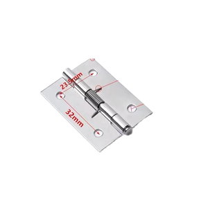 Петля из нержавеющей стали с доводчиком, скрытая, толщина 2,5 мм, угол открывания 180°, современный дизайн, настенная, 35 мм, для гостиной - Product Image 5