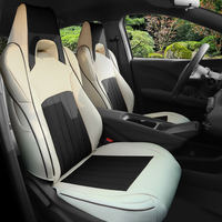 Nouvelle conception, housses de siège de voiture en cuir sur mesure, toutes saisons, coussin de siège auto complet pour BYD Seagull