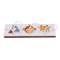 Tableau d'activités éducatif en bois, Horloge réveil, Planche d'association de lacets, Engrenages DIY écologiques, pour bébés et tout-petits, unisexe, certifié sécurité