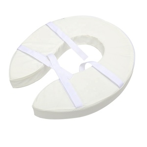 Accesorio de baño acolchado de fácil limpieza, asientos estándar <span class=keywords><strong>alargados</strong></span>, cojín, asiento de inodoro de espuma acolchada suave - Product Image 3