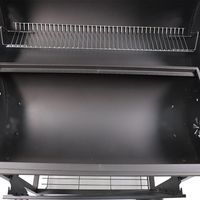 Barbecue au charbon pliable en promotion, machine à griller portable d'extérieur à motif riz avec roues OEM