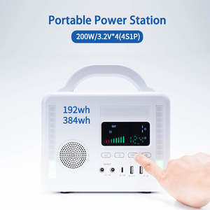 Batterie Li-ion 300W 192Wh, Station Portable Solaire MPPT, 2000 Cycles, Température de Fonctionnement -10-40°C, Camping, Urgence, Voiture - Product Image 1