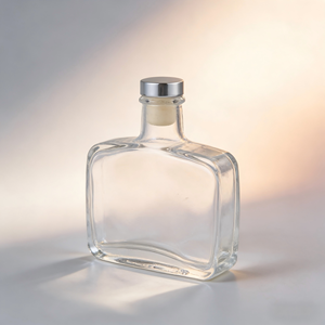 Botella <span class=keywords><strong>de</strong></span> Vino <span class=keywords><strong>de</strong></span> Vidrio Única <span class=keywords><strong>de</strong></span> 500 ml con Tapón <span class=keywords><strong>de</strong></span> Corcho, Botella <span class=keywords><strong>de</strong></span> Vidrio con Serigrafía Personalizada para Whisky, Ginebra y <span class=keywords><strong>Vodka</strong></span> - Product Image 2