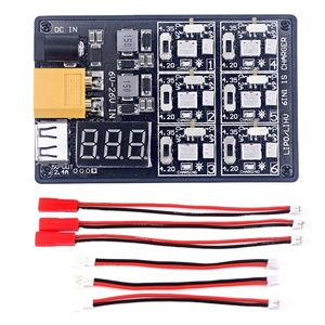 Placa Cargadora de Baterías Lipo Lihv 6 en 1 3.7V 3.8V 1S para Tiny 6 7 QX65 Mobula7 <span class=keywords><strong>Mobula</strong></span> 6 RC Quadcopter FPV Racing Drone - Product Image 1