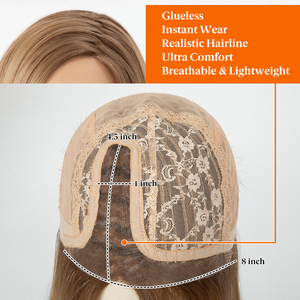 Peluca de <span class=keywords><strong>Cabello</strong></span> Sintético Kanekalon al por Mayor, Peluca con Frente de Encaje Transparente sin Pegamento, Ondas Naturales, Monofilamento, para Mujer - Product Image 2