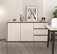 Buffet de salle à manger en MDF, meuble de rangement, armoire de salon, meuble à thé, mobilier d'entrée d'hôtel, bar domestique