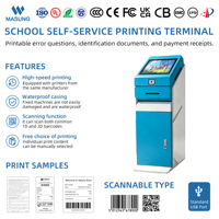 Terminal de point de vente intelligent MASUNG ASS 15601 AI avec intégration d'affichage des commandes de cuisine et station de paiement tout-en-un