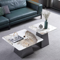 SPARKLE Table basse de luxe Ensemble de table basse de salon moderne